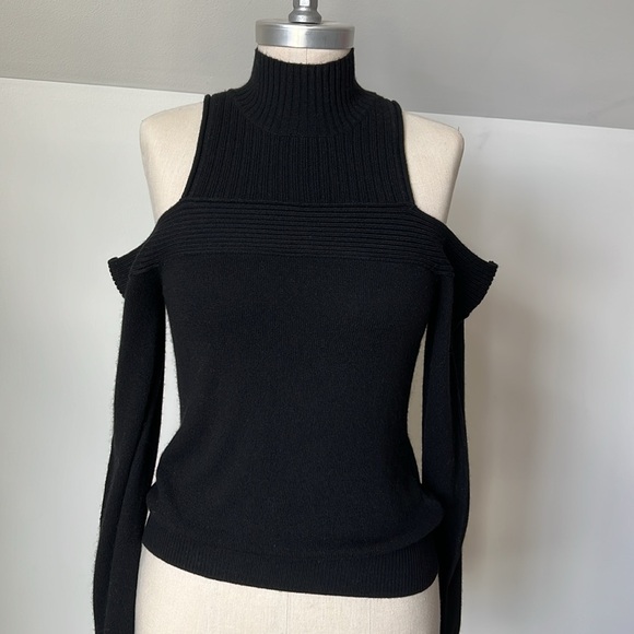 Jonathan Simkhai Cold Shoulder Sweater - Picture 1 of 7